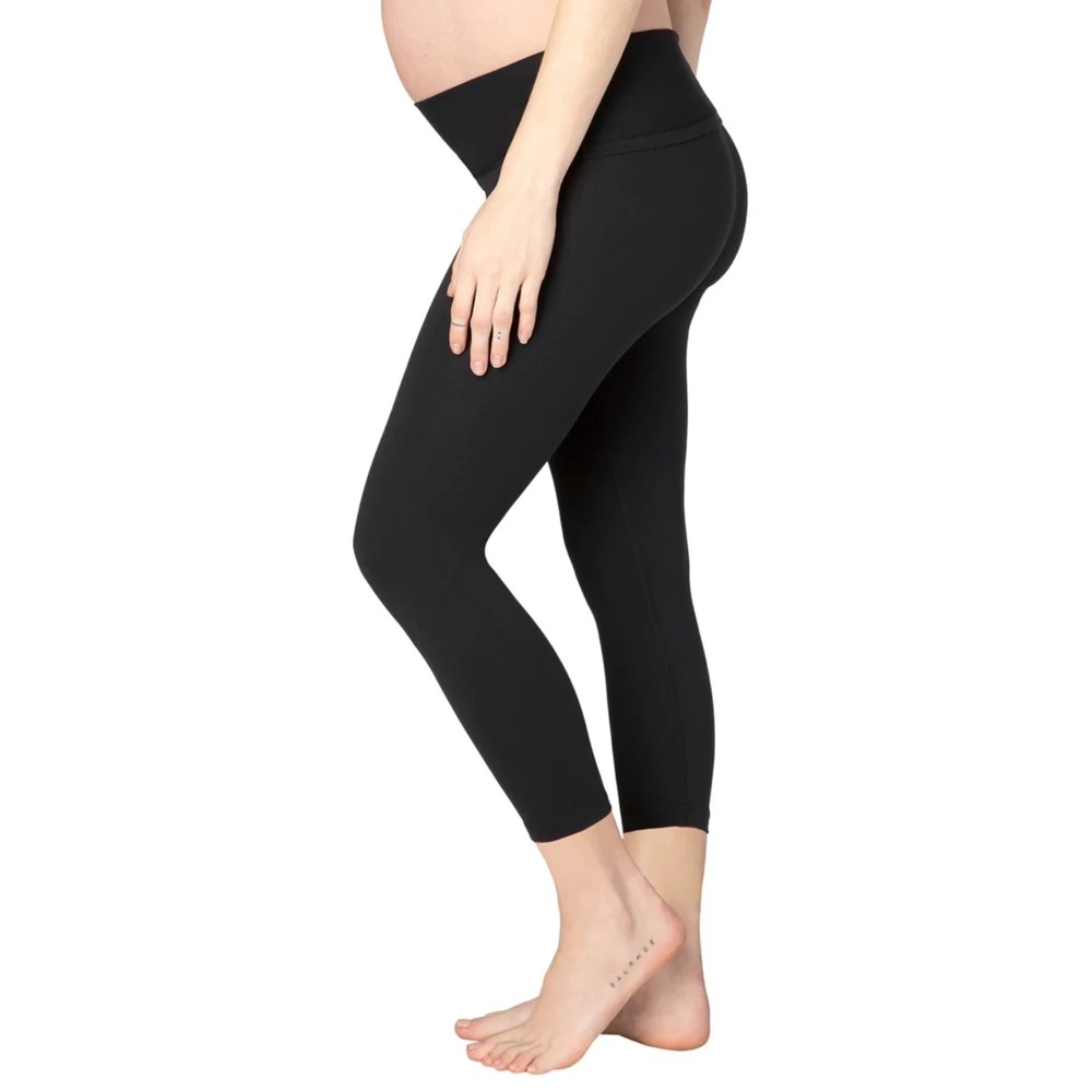 Beyond Yoga Supplex Love the Bump Capri Maternity Leggings - Black M